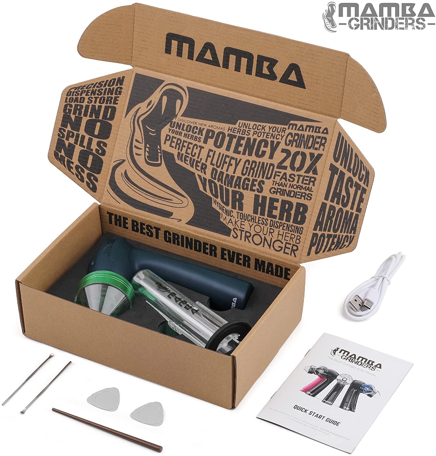 Mamba V2-55 Electric Herb Grinder – Mamba Grinders™